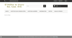 Desktop Screenshot of elmolinodeguaro.es